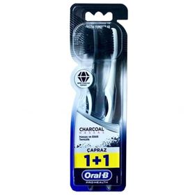 Oral-B Charcoal Black 40 Ekstra Yumuşak 1+1 Diş Fırçası