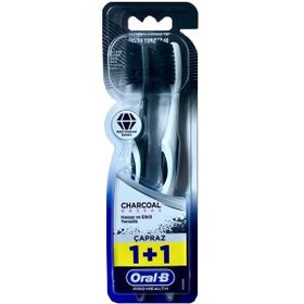 Oral-B Charcoal Black 40 Ekstra Yumuşak 1+1 Diş Fırçası