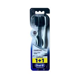 Oral-B Charcoal Black 40 Ekstra Yumuşak 1+1 Diş Fırçası