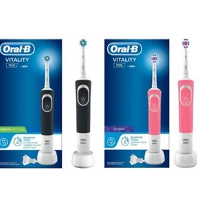 Oral-b D100 Cross Action Siyah Pembe 3d White Şarjlı Diş Fırçası