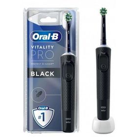 Oral-B D103 Vitality Pro Protect X Clean Siyah Şarjlı Yetişkin Diş Fırçası