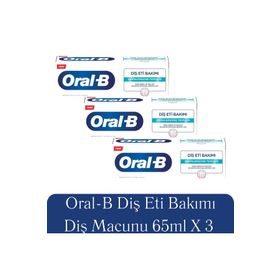Oral-B Diş Eti Bakımı Derinlemesine Temizlik 3x65 ml Diş Macunu