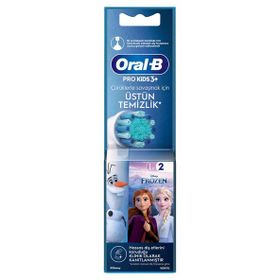 Oral-B Frozen Beyaz 2'li Şarjlı Diş Fırçası Yedek Başlığı