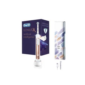 Oral-B Genius X AL Art Of Brushing Rose Gold Şarj Edilebilir Diş Fırçası+Seyahat Kabı