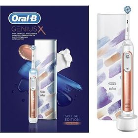 Oral-B Genius X AL Art Of Brushing Rose Gold Şarj Edilebilir Diş Fırçası+Seyahat Kabı