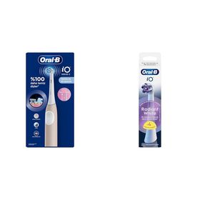 Oral-B iO 2 Şarjlı Pembe Diş Fırçası+iO Radiant White Beyaz 4 Adet Diş Fırçası Yedek Başlığı