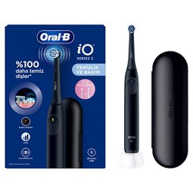 Oral-B IO 2 Şarjlı Siyah Diş Fırçası+Seyahat Kabı