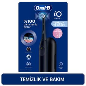 Oral-B IO 2 Şarjlı Siyah Diş Fırçası+Seyahat Kabı