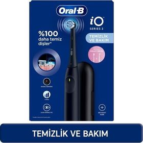 Oral-B IO 2 Şarjlı Siyah Diş Fırçası+Seyahat Kabı