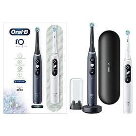 Oral-B iO-7 Siyah Beyaz 2'li Set Şarjlı Diş Fırçası