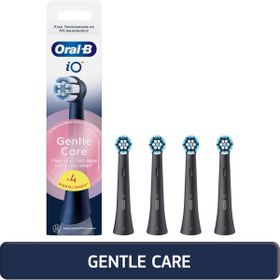 Oral-B iO Gentle Care Siyah 4 Adet Diş Fırçası Yedek Başlığı