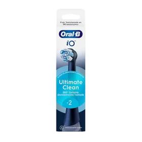 Oral-B iO Serisi Ultimate Clean Derin Plak Giderme Siyah 2'li Orijinal Yedek Başlıkları