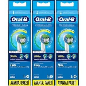 Oral-B Precision Clean 3x4 Adet Diş Fırçası Yedek Başlığı