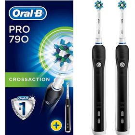 Oral-B Pro 1 790 Limited Edition Siyah 2'li Şarj Edilebilir Diş Fırçası