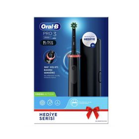 Oral-B Pro 3 3500 Siyah Şarj Edilebilir Diş Fırçası + Başlık