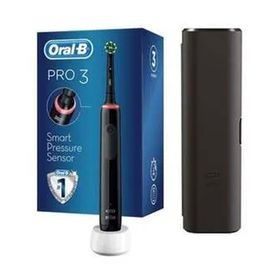 Oral-B Pro 3500 Siyah Şarjlı Diş Fırçası ve Seyehat Kabı