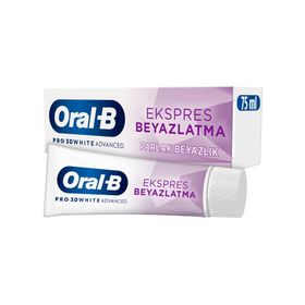 Oral-B Pro 3D White Advanced Luxe Ekspres Beyazlatma 2x75 ml Diş Macunu