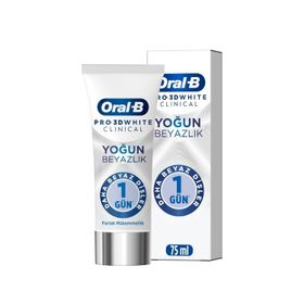 Oral-B Pro 3D White Clinical 75 ML Yoğun Beyazlık Parlak Mükemmellik Diş Macunu
