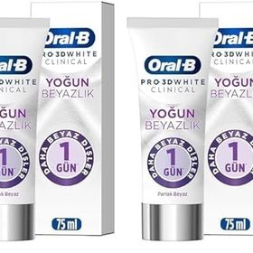Oral-B Pro 3D White Clinical Beyaz Yoğunluk 2x75 ml Diş Macunu