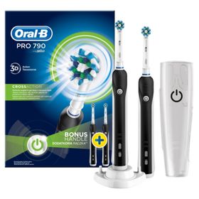 Oral-B Pro 790 Cross Action Siyah 2'li Şarj Edilebilir Diş Fırçası