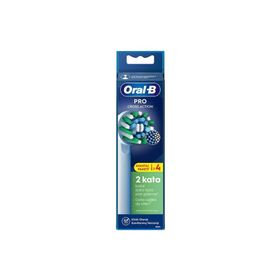 Oral-B Pro Beyaz Cross Action X-Filament 4'lü Diş Fırçası Başlığı