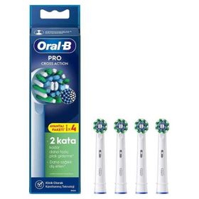 Oral-B Pro Beyaz Cross Action X-Filament 4'lü Diş Fırçası Başlığı