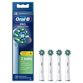 Oral-B Pro Beyaz Cross Action X-Filament 4'lü Diş Fırçası Başlığı