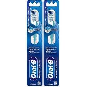 Oral-B Pro Expert Advanced Derinlemesine Temizlik 2'li Orta Sertlik Diş Fırçası