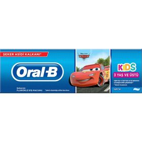 Oral B Pro-expert Stages Çocuk Cars 75 ml (2 - 6 Yaş) Diş Macunu