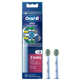 Oral-B Pro Floss Action X-Filament 2 Adet Şarjlı Diş Fırçası Yedek Başlığı