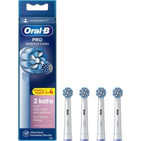 Oral-B Sensitive X-Filament 4 Adet Şarjlı Diş Fırçası Yedek Başlığı