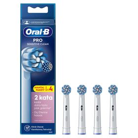 Oral-B Sensitive X-Filament 4 Adet Şarjlı Diş Fırçası Yedek Başlığı