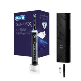 Oral-B Siyah Genius X AI Şarj Edilebilir Diş Fırçası