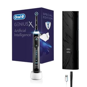 Oral-B Siyah Genius X AI Şarj Edilebilir Diş Fırçası