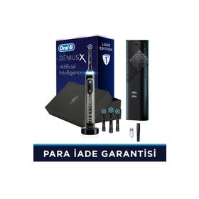Oral-B Siyah Genius X AI Şarj Edilebilir Diş Fırçası
