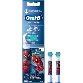 Oral-B Spiderman Beyaz Şarjlı Diş Fırçası 2'li Yedek Başlığı