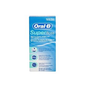 Oral-B Süper Floss 5x50 Adet Diş İpi