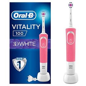 Oral-B Vitality 100 3D White Pembe Şarjlı Diş Fırçası