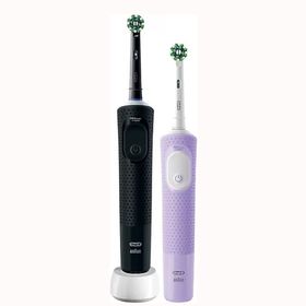 Oral-B Vitality Pro 2'li Lila Siyah Şarjlı Diş Fırçası