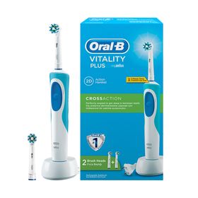 Oral-B Vitality Şarj Edilebilir Cross Action + 1 Yedek Başlık Diş Fırçası