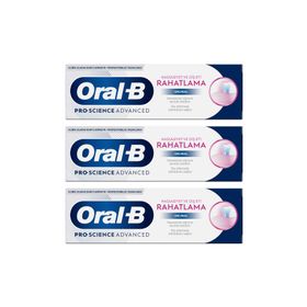Oral-BProfessional Hassasiyet Ve Diş Eti Rahatlama Hassas Beyazlık 225ml ( 75ml X 3 ) Diş Macunu