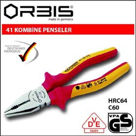 Orbis 41-180 VDE İzoleli Kombine Pense