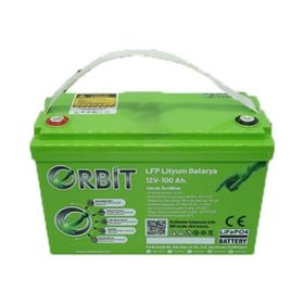 Orbit Lifepo4 Lityum 12 V 100 Ah Kasa Tipi Akü