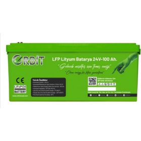 Orbit Lifepo4 Marin Tip 24 V 100 Ah Akü
