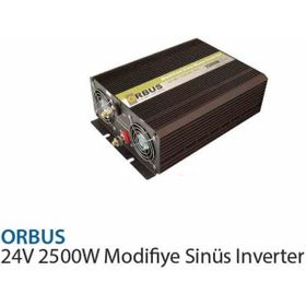 Orbus 2500W Modifiye Sinüs 24V Inverter
