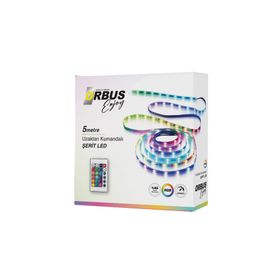 Orbus 5 mt Uzaktan Kumandalı RGB Şerit Led