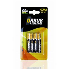 Orbus Alkalin 4'lü İnce Pil