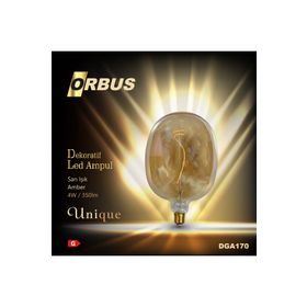 Orbus Amber 4W 350LM DGA170 Dekoratif Led Ampul