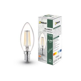 Orbus BCB3 E14 400lM 4W Clear Beyaz Işık Ampul