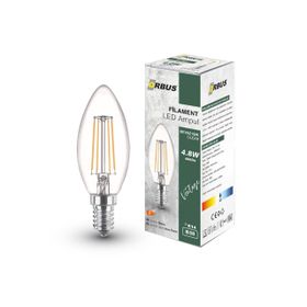 Orbus BCB3 E14 400lM 4W Clear Beyaz Işık Ampul